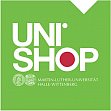 Logo des UniShops der MLU